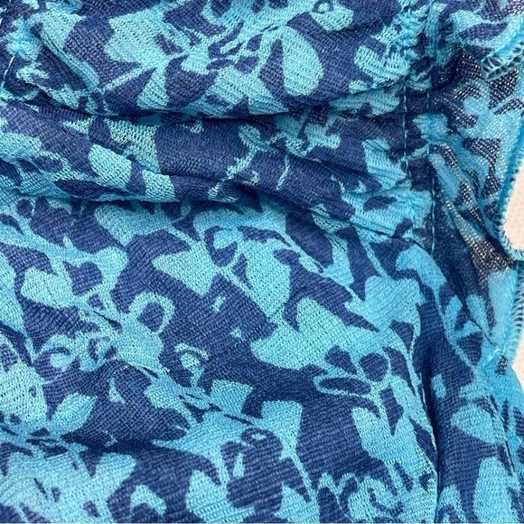 Y2K Babydoll Top Tank Silk Fairy Cottagecore Whimsigoth Romantic Milkmaid Blue - Picture 14 of 14